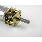 CHANCS N20 Small DC 3V 1000RPM Shaft Length 10mm Geared Motor with Metal Gearbox for DIY RC Toys 2PCS