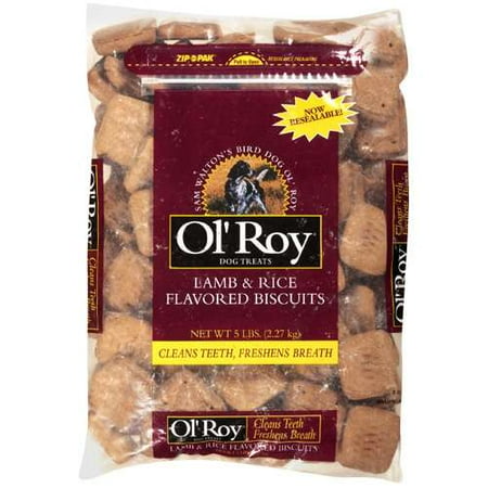 Ol' Roy Lamb & Rice Flavored Biscuits Dog Treats, 5 Lb