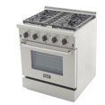 thumbnail image 5 of KUCHT Professional 30 in. 4.2 cu. ft. Dual Fuel Range for Natural Gas with Sealed Burners and Convection Oven in Stainless Steel with Tuxedo Black Knobs, 5 of 8