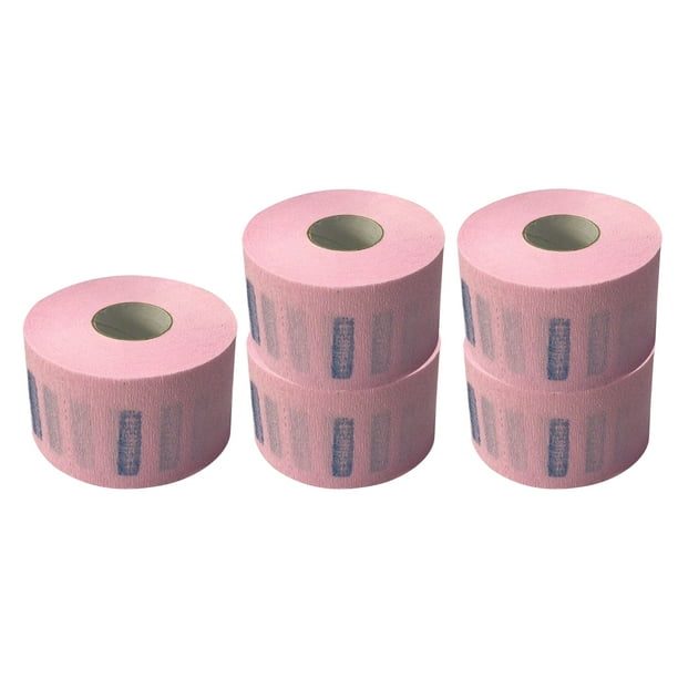 5 de tiras de papel desechables elásticas para el cuello, herramientas de peluquería para salón de peluquería do Zulema papel de cuello de barbero