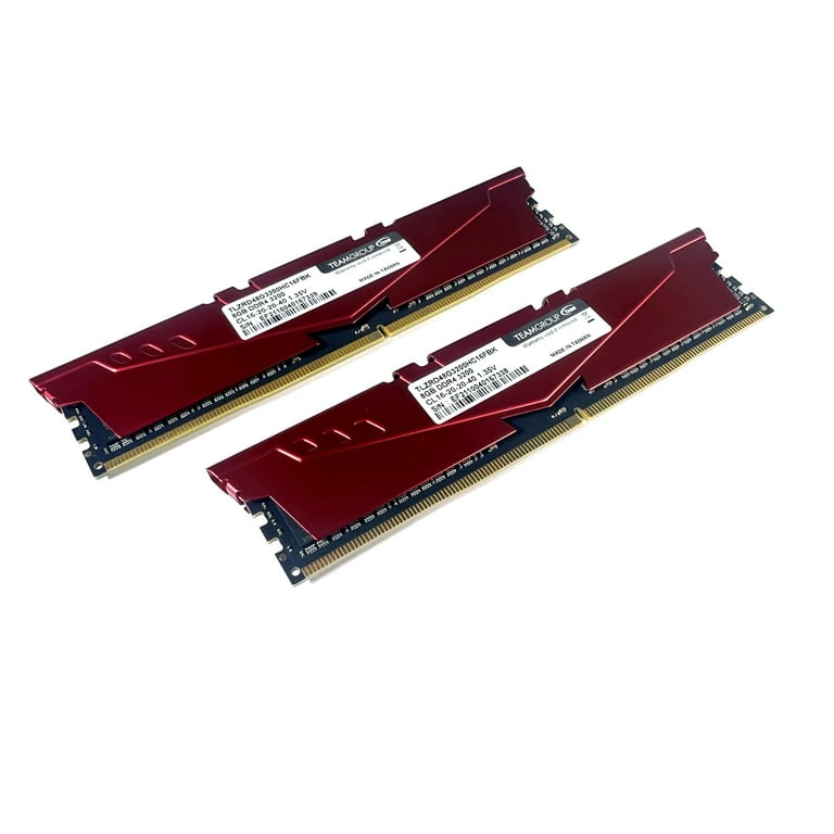 TeamGroup T-Force Vulcan 16GB (2x8GB kit) DDR4-3200 PC4-25600  TLZRD48G3200HC16FBK DIMM Desktop Memory