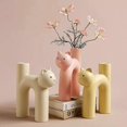 thumbnail image 2 of Cute Cat Vase Decorative Piece Living Room, Floral Arrangement Home Decoration, 2 of 5