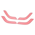 thumbnail image 1 of Cubierta Decorativa del Marco del Mango de la Puerta Interior ABS Rosa para Jeep Wrangler JK JLU, 1 of 1