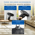 thumbnail image 2 of SALAV Pro Series Dual Bar Garment Steamer with Rotatable Ironing Board & Steam Selection Dial, 2 of 7