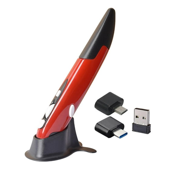 Portable , CPI 800 1200 1600 Adjustable, Handwriting Stylus for sMARTphs Tablet Laptop Notebook Red