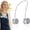 Light Ashy, variant on Retractable Neck Fan, Rechargeable Portable Neck Fan with 3 Speeds, Hands-Free Wearable Fan, 360° Airflow, Foldable Design for Travel, Festivals, Walking, Gym and Daily Use