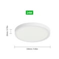thumbnail image 4 of Mistaha LEDs Ceiling Light Flush Mounting 24W 2520lm Round Ceiling Lamp for Kitchen Bedroom Hallway, 4 of 8