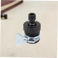 thumbnail image 4 of unbranded 2Ud Adaptador Para Conectar Mangueras Con En Plástico Negro Duradero, 4 of 8
