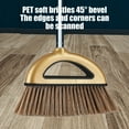 thumbnail image 5 of RBCKVXZ Broom and Dustpan Set with Long Handle, Light Weight Stainless Steel Poles Stand Upright Dustpans with Broom Combo for Home Kitchen Office Pet Dog Hair, Gold Color, 1-Pack, 5 of 6