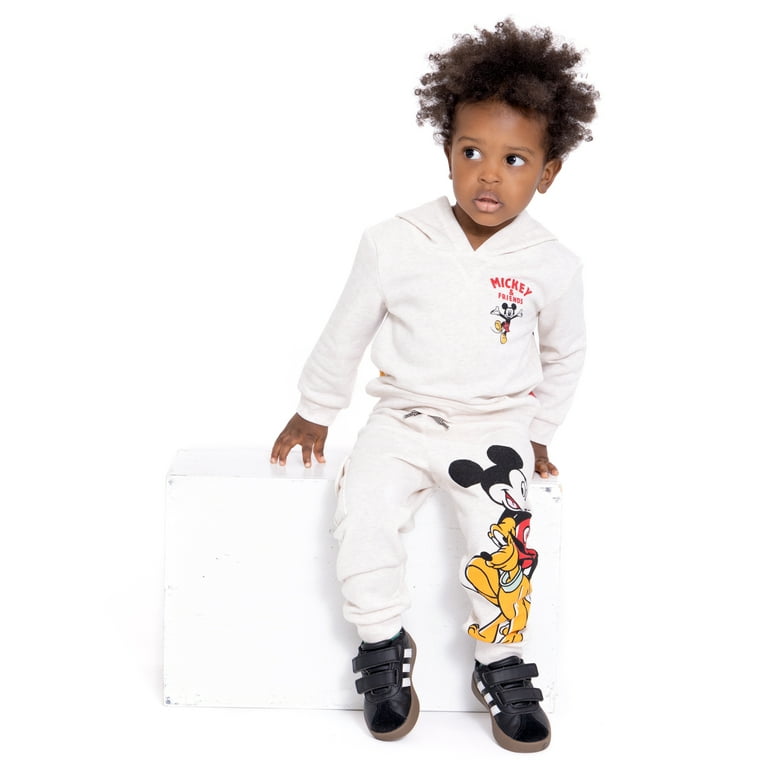 Mickey Mouse Toddler Boy Hoodie and Joggers Set Sizes 12M 5T Walmart