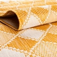 thumbnail image 3 of Unique Loom Outdoor Trellis Collection Area Rug - Traliccio (2' 7" x 10' Runner Yellow/Ivory), 3 of 9