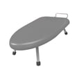 thumbnail image 4 of Elodie Folding Ironing Board Space Saving Heat Resistant for Home Sleeve Countertop Upgrade Silver, 4 of 8