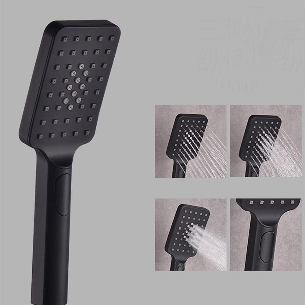 bathtub faucet Wall Mounted Bathtub Faucet with Shower Black Bath Dark Bath Shower Brass Cold and Hot Water Bathtub Faucet with Shower-C