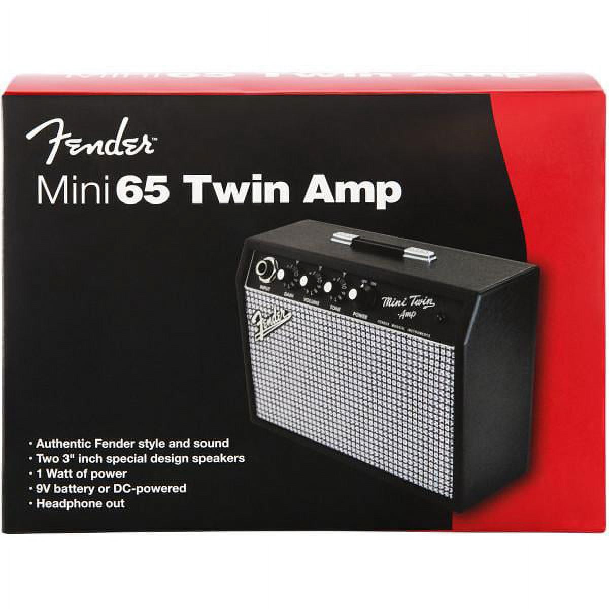 Fender '65 Twin Silverface Guitar Mini Amplifier - A Portable Classic Amp