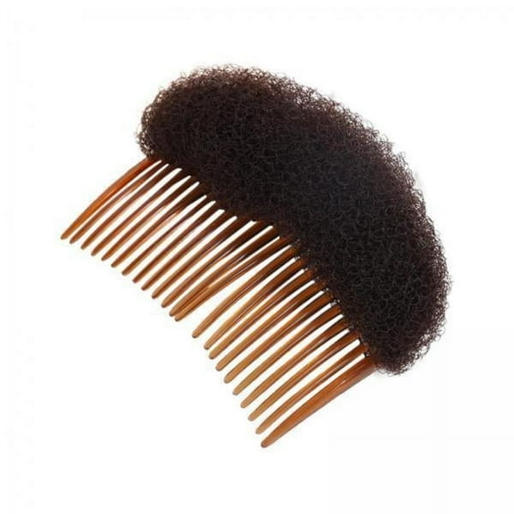Vaveren 4xHair Volume Bump Inserts Portable Hair Volumizing Clip for Volumizing Barber S Brown