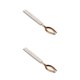 thumbnail image 1 of Toystoory 2 en 1 Sopa Ensalada Spork Material de paja de trigo Mango Cuchara de acero inoxidable Vajilla para el hogar Vajilla rosa dorado 2piezas Toystoory CBP067737, 1 of 1