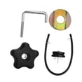 thumbnail image 1 of Kit de perilla de manija y perno de bloqueo para quitanieves, 136-7130, repuesto de arandela, accesorio de fácil instalación 114-3779, 1 of 8