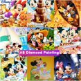 thumbnail image 2 of Kit de costura con bordado de diamantes 5D de Disney, punto de cruz de dibujos animados de Mickey Mouse, regalo para decoración del hogar, 2023, 2 of 4