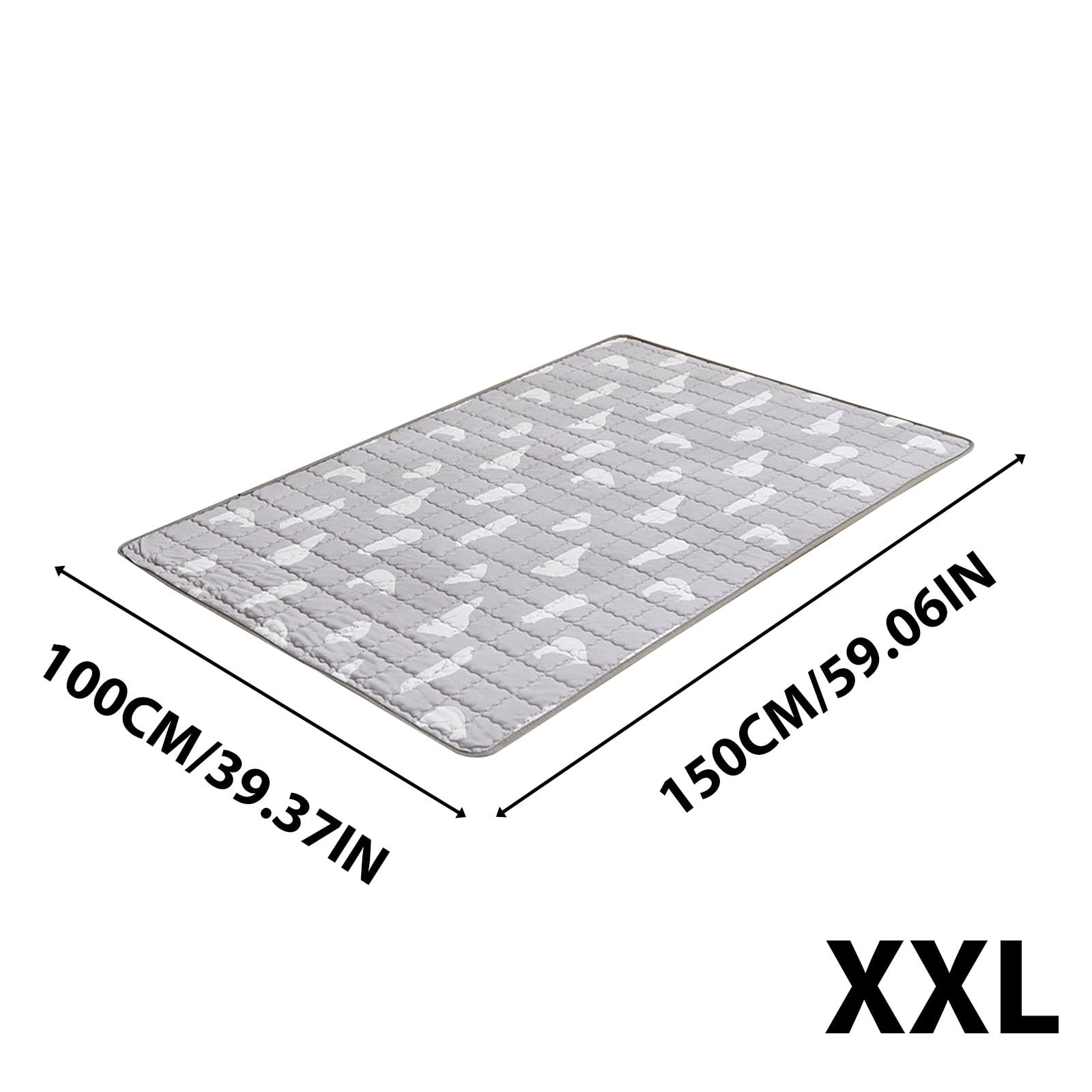Extra Large Dog Cooling Mat Giant Pet Cooling Pad XXL Ice Silk Mat Jumbo Cooling Mat for Multiple Pets 59x39 Inches Huge Dog Bed Mat Non-Slip Cooling Surface