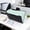 Green, variant on 8 Colors 12 grids Candy Style A4 Mini Plastic Accordion File Folder, Portable Multi-Pocket Document Organizer for Bills Receipts & Office Paperwork