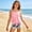 Pink, variant on RTKFRFLM Girls Tankini Swimsuit Set 2-Piece Layered Ruffle Top with Shorts for Kids Ages 6-14 Summer Beach Bathing Suit
