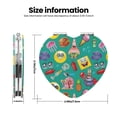 thumbnail image 3 of Pofeuu SpongeBob SquarePants pour Miroir de Maquillage Portable de Poche Couverture en PU Miroir de Voyage Compact avec Verre Double Face Normal et Grossissant Forme Ronde-Cœur, 3 of 9