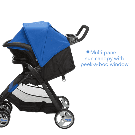 Cosco Simple Fold Travel System, Bright Lime