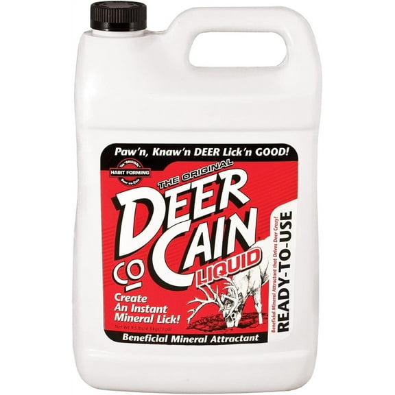 EVOLVED HABITATS Deer Co-Cane 9.5 lbs Liquid Mineral Deer Attractant - Ready to Use All Year-Round Concentrated Mineral Lick Food Supplement - Mineral Site Activator
