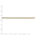 thumbnail image 5 of Real 14kt Yellow Gold 2mm Spiga Chain; 14 inch; Lobster Clasp; for Adults and Teens; for Women and Men, 5 of 5