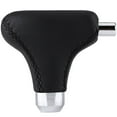 thumbnail image 2 of Hand Stitched PU Leather Gear Shift Knob Cover Universal Fit for Automatic Car Black, 2 of 5