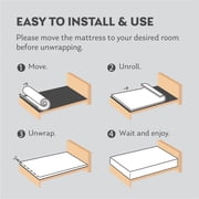 EGOHOME Ego Black 14 inch Full Memory Foam Mattress, Gel Mattress in a Box, Medium Firm