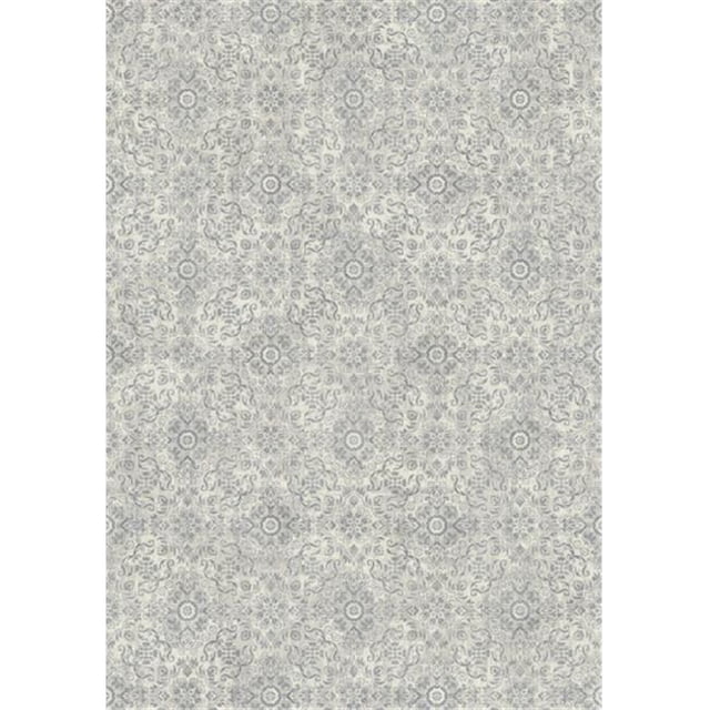 Dynamic Rugs AN212571629646 Ancient Garden Rugs, Silver & Grey - 2.2 x 11 in.