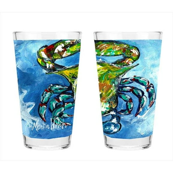 Carolines Treasures MW1172PINT Dungeness Crab 16 Oz. Mixing Glass