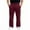 Wine, variant on GrmtClth Sweatpants for Men Baggy Wide Leg Drawstring Waist Open Bottom Lounge Jogging Pants with Side Pockets Coffee L
