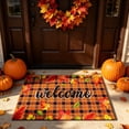 thumbnail image 4 of Fall Kitchen Mats,Fall Door Mat,Fall Door Mat Outdoor for Front Door, Fall Decorations for Home Welcome Doormat Non-Slip Washable Thanksgiving Pumpkin Hello Doormat(E 24*16in), 4 of 8