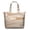 Beige, variant on 22 Inch Oversized Travel Bag Lightweight Canvas Weekender Duffel with Multi Pockets, Animal Print