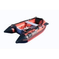 thumbnail image 2 of Boatify Bateau Gonflable 7,5 Pi Radeau Dériveur Ponton Bateau Kayak avec Plancher en Aluminium Rouge, 2 of 3