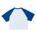 thumbnail image 5 of Women's Mitchell & Ness  White New York Mets Cropped Raglan Mascot Boxy T-Shirt, 5 of 7