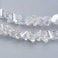 thumbnail image 3 of Electroplate Glass Beads Strands AB Color Plated Faceted Triangle Clear AB 3x4x3mm Hole: 1mm about 149pcs/strand 13.3 inch(34cm), 3 of 3