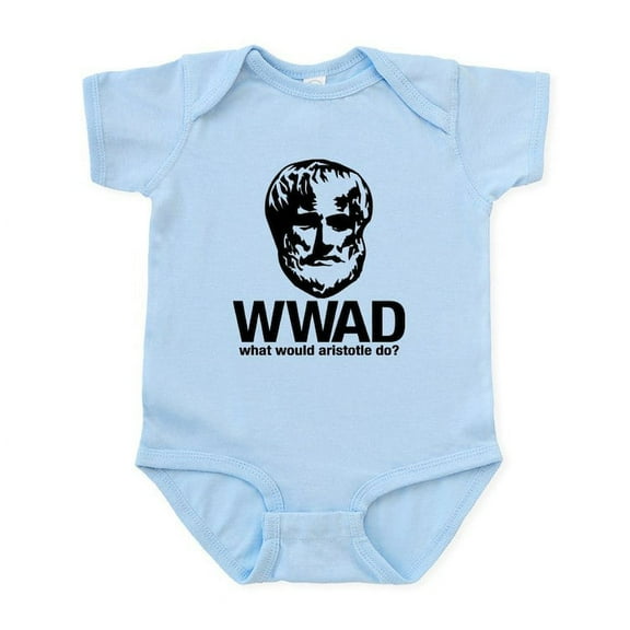 CafePress - WWAD Waht Would Aristotle Do? Infant Bodysuit - Baby Light Bodysuit, Size Newborn - 24 Months