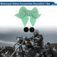 thumbnail image 2 of Accesorios de Casco de Motocicleta Decoración Lazo para Cascos de Motocicleta Bicicleta Esquí Cian Etiqueta 1 Juego, 2 of 6