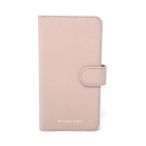 Michael Kors Electronic Leather Folio Phone Case for iPhone 8 Plus / iPhone  7 Plus, Soft Pink 