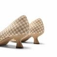 thumbnail image 3 of BURUDANI Women's Kitten Heels Pointed Toe Work Pumps Comfortable Knitted Closed Toe Dress Wedding Shoes, 3 of 5