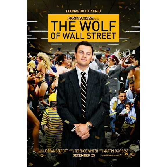 The Wolf of Wall Street Movie POSTER 27" x 40" Style B
