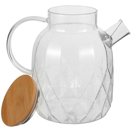 

Water Jug Glass Cold Water Jug Household Tea Pitcher Water Carafe Glass Milk Jug Juice Jug