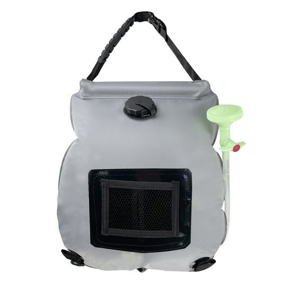 Outdoor Solar Shower Bag Camo 20L Camping Bath Folding Water Bag PVC Portable Bath Bag Water Storage Bag