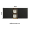thumbnail image 2 of Alacena Gabinete Superior Cocina Madesa Glamy 150cm MN 01, 2 of 5