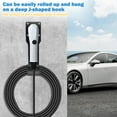 thumbnail image 4 of AEVXKHI 2 Sets Smooth Vehicle Charger Organizer, Sturdy EV Charger Holder Hook, EV Charger Cord Wall Hook Car Charger Cable Organizer for Most Electric Cars, 4 of 10