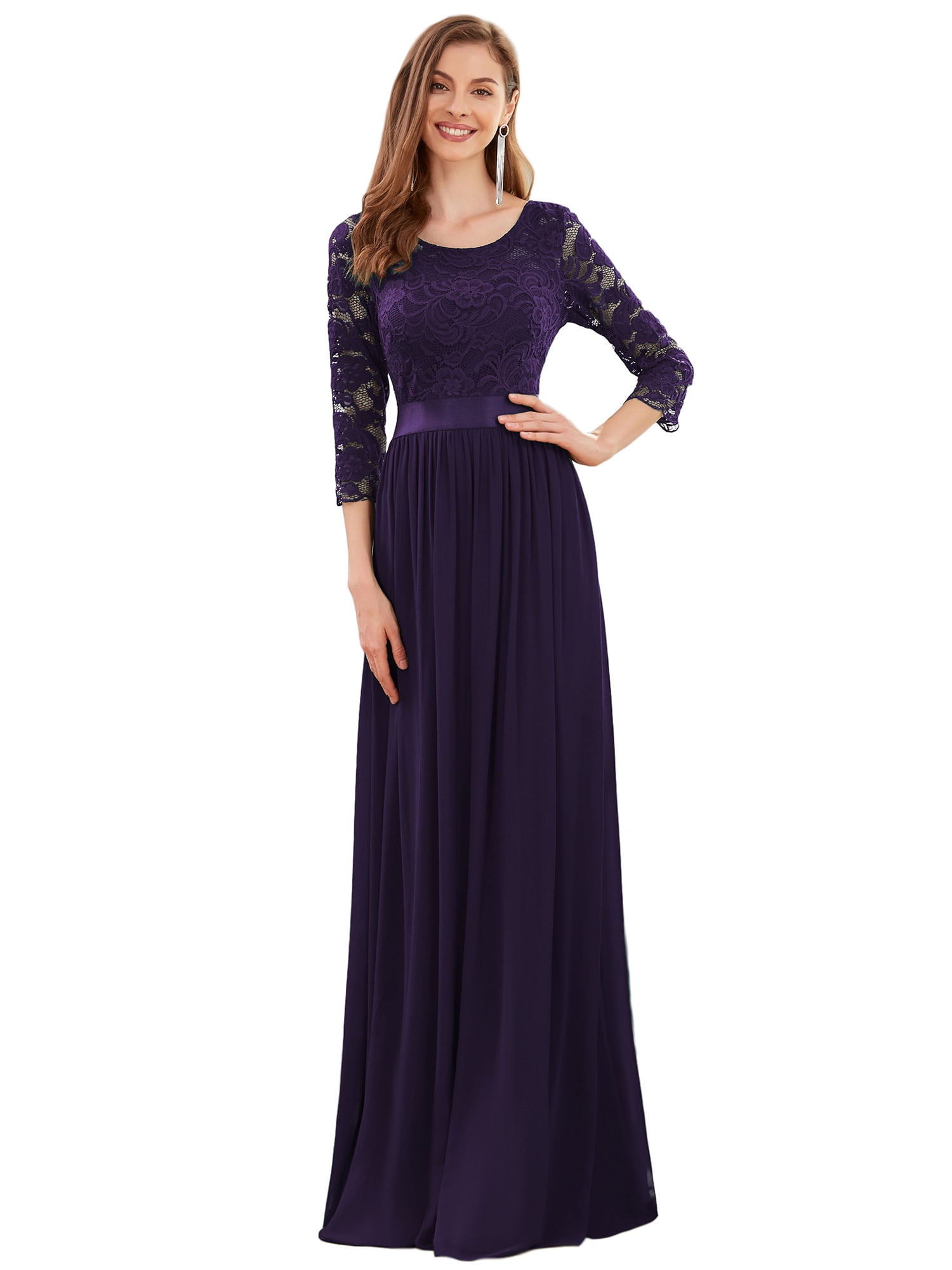 womens dark purple dress