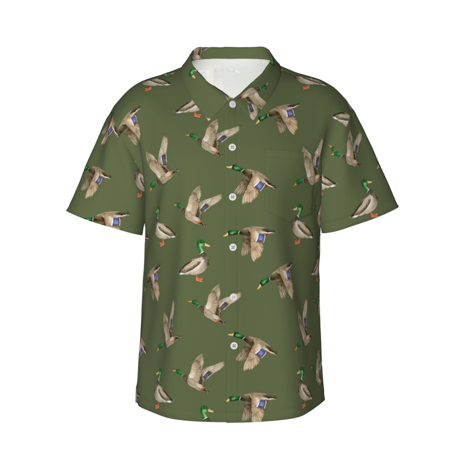 Button Down Shirt DOOPCCOR Hawaiian Shirt For Men - Casual Button Down Summer Beach Shirts With Tropical Prints Camisa Hawaiana Para Hombres